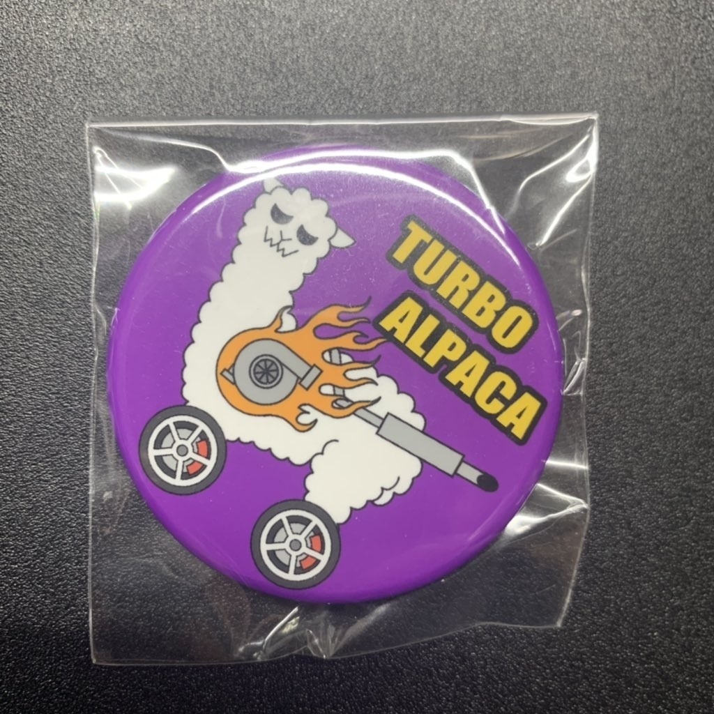 ターボアルパカバッジ