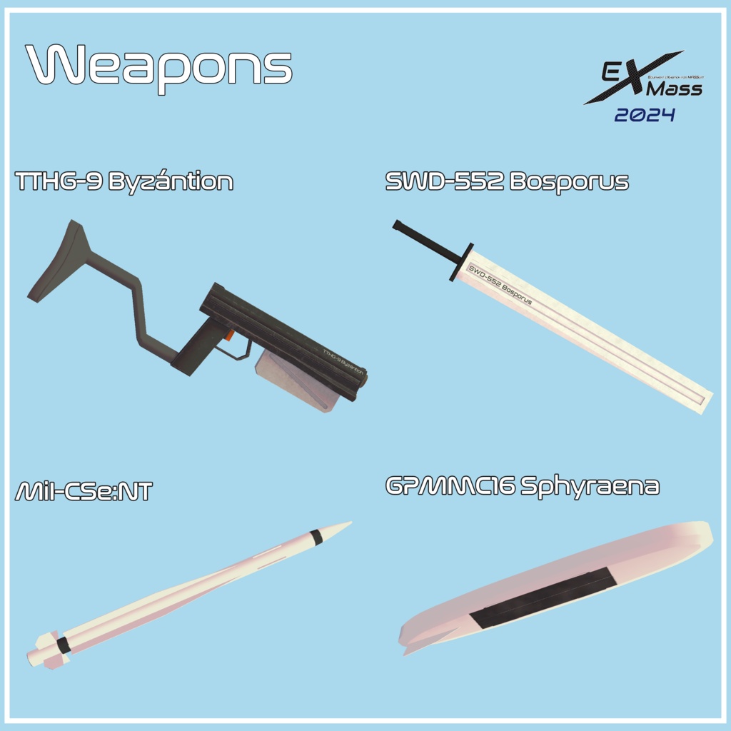 【VRChat向け】KTZ02 Kaletez(カレテス)【ますきゃっとぷらす対応】