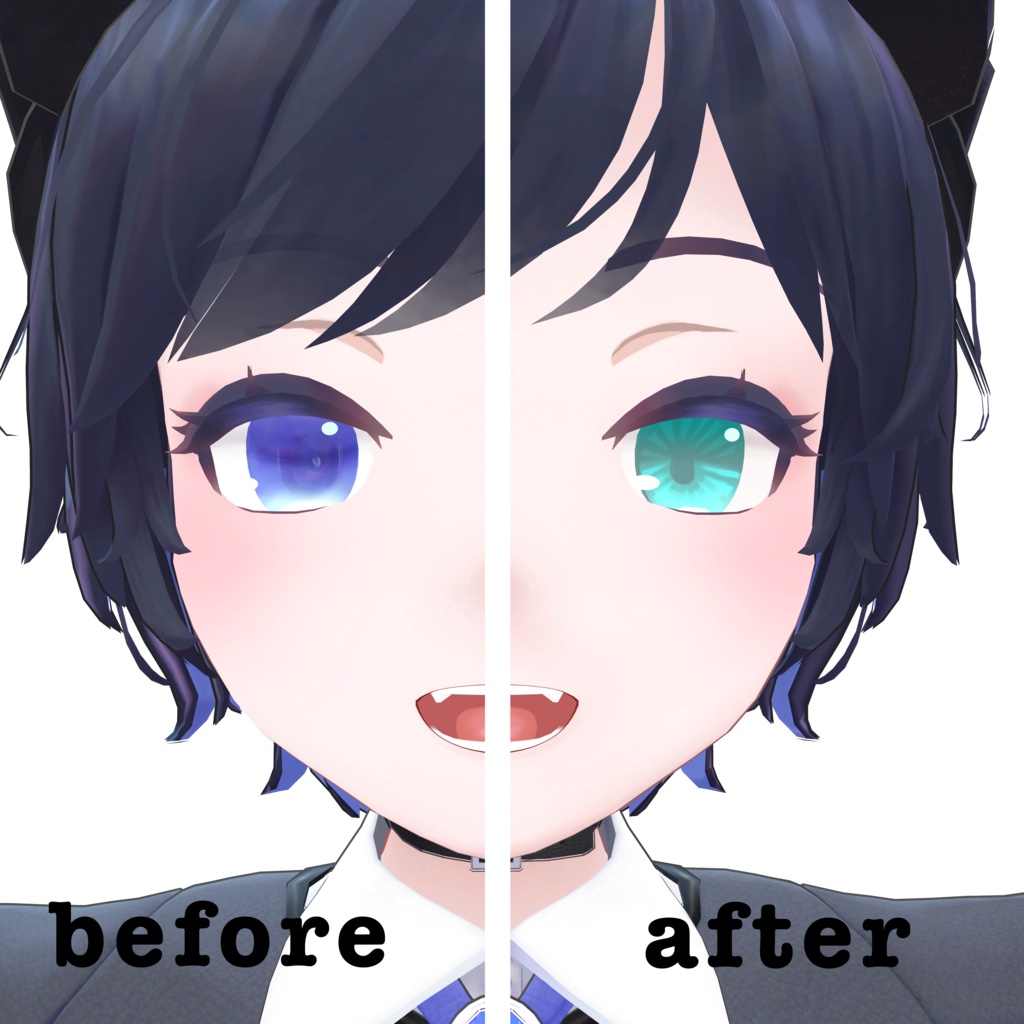 【2アバター対応】Aoihibi Eye texture【Hibiki/ヒビキ、Aoi chan/アオイちゃん】