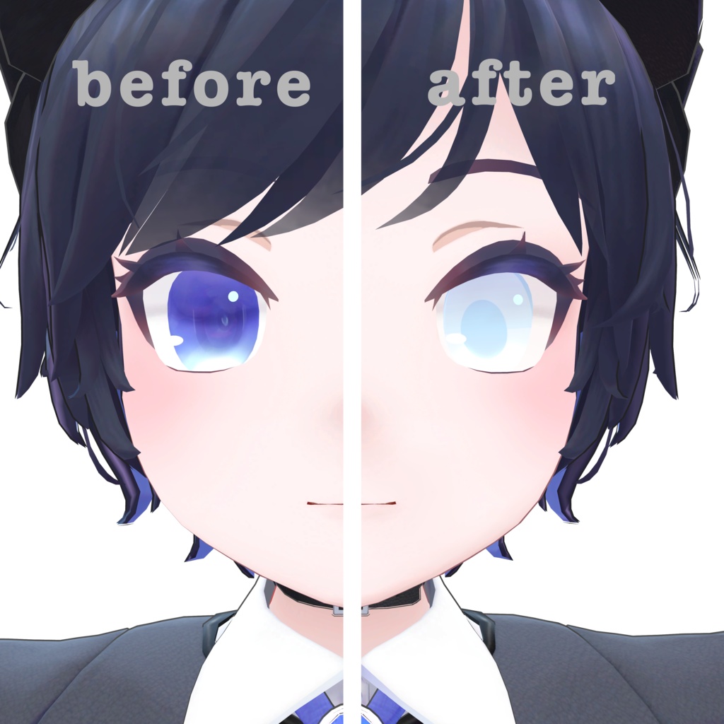 【2アバター対応】simple eye texture【Hibiki/ヒビキ、Aoichan/アオイちゃん】