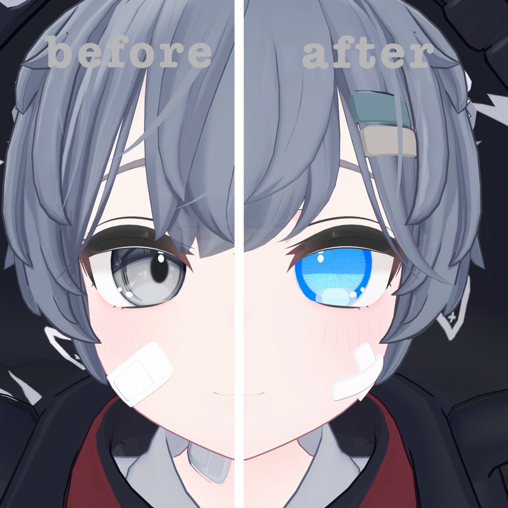 【れう/LEU】simple eye texture+瞳孔set