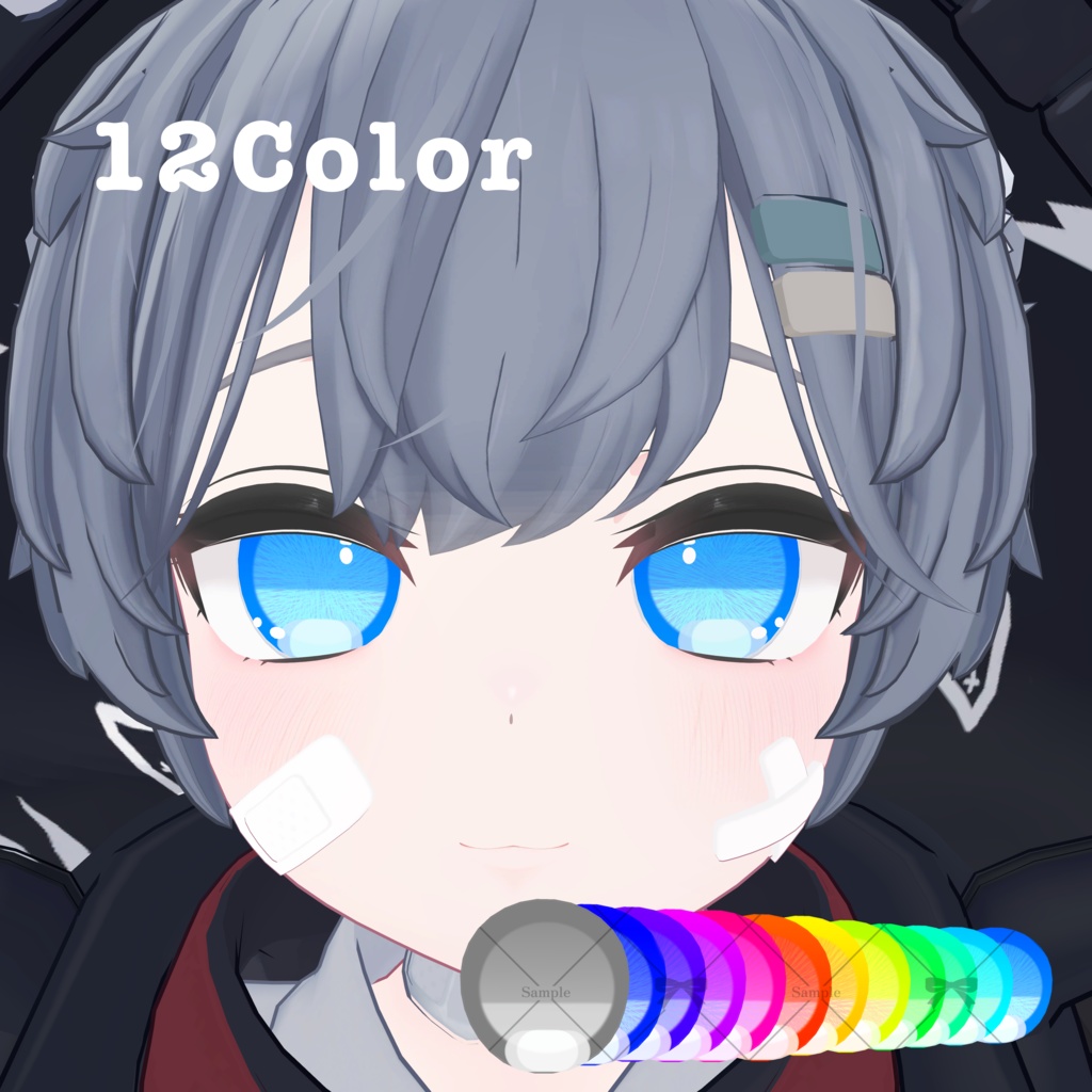 【れう/LEU】simple eye texture+瞳孔set