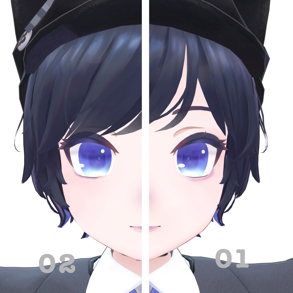 【2アバター対応】ennui makeup texture【Hibiki/ヒビキ、Aoichan/アオイちゃん】
