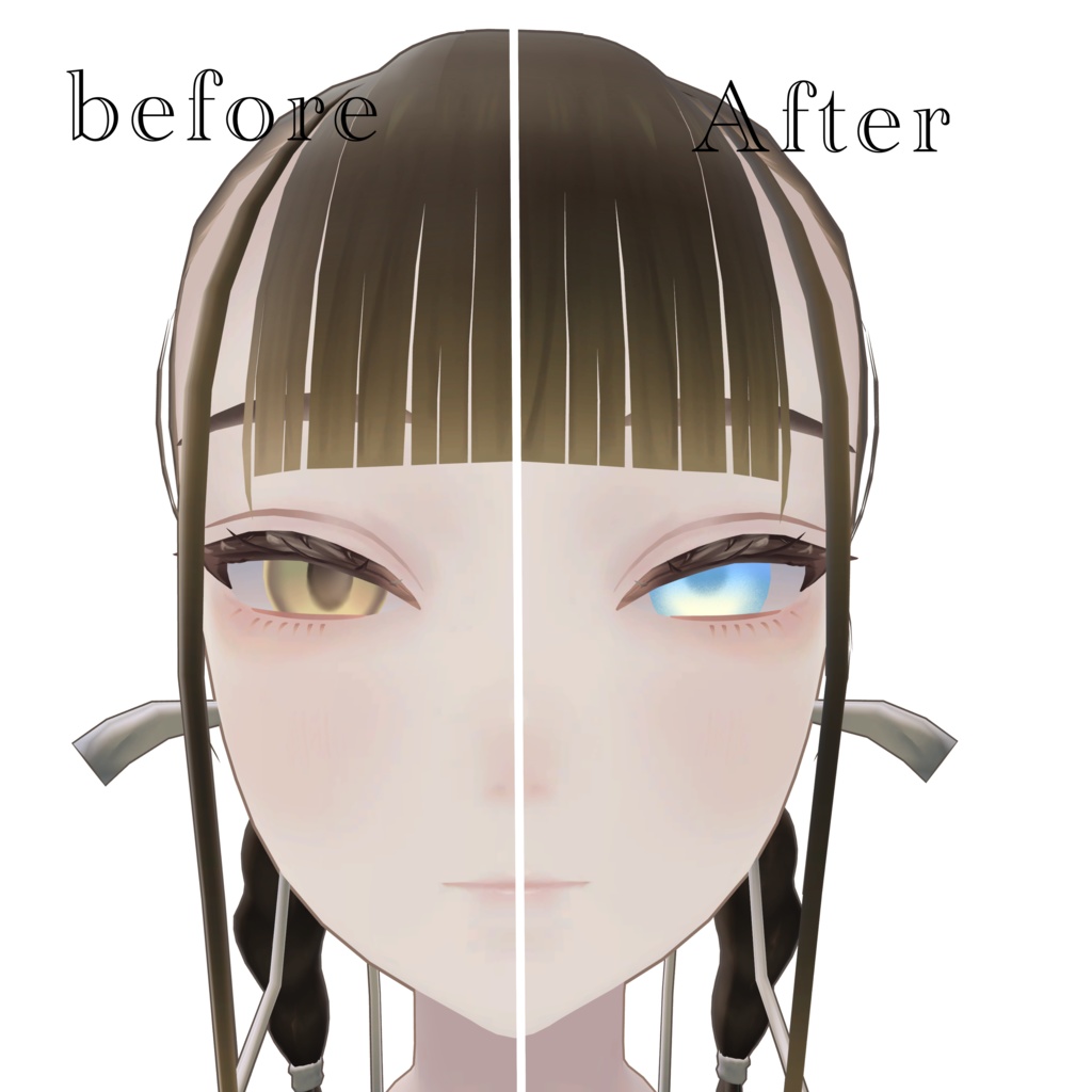 【女学生A/school girl A】eye texture 01