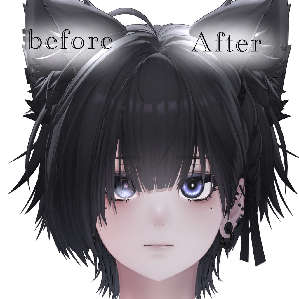 【泣夜/Nakiya】HAGURUMA EYE TEXTURE