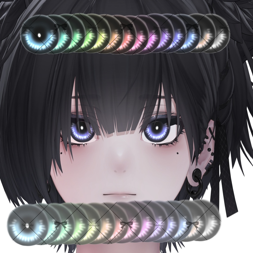 【泣夜/Nakiya】HAGURUMA EYE TEXTURE