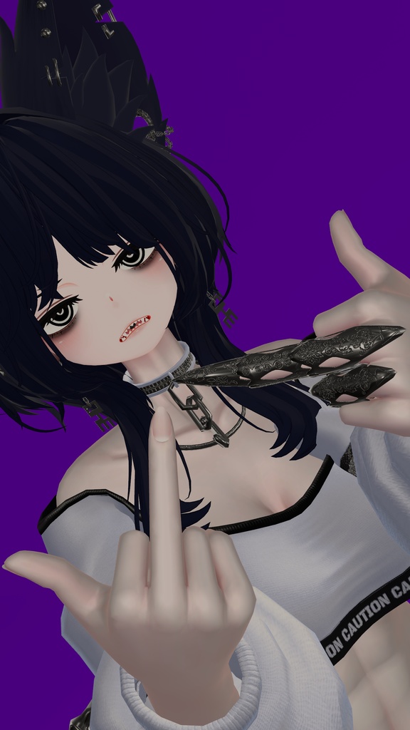 【仙猫・豺狼用】クマメイク メイクテクスチャ【無料】