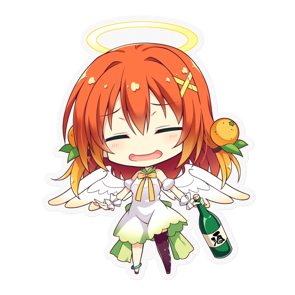 みかんじぇる クリアステッカー
