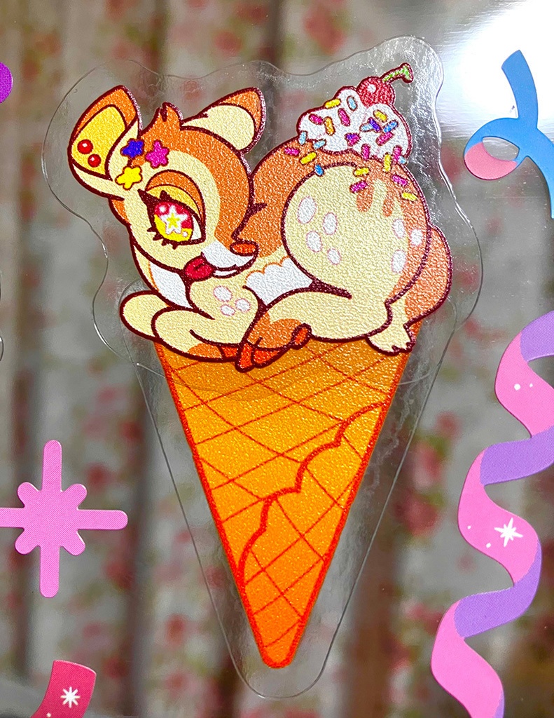 【期間限定】バンビアイスステッカー