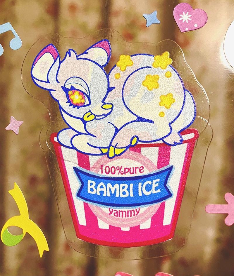 【期間限定】バンビアイスステッカー