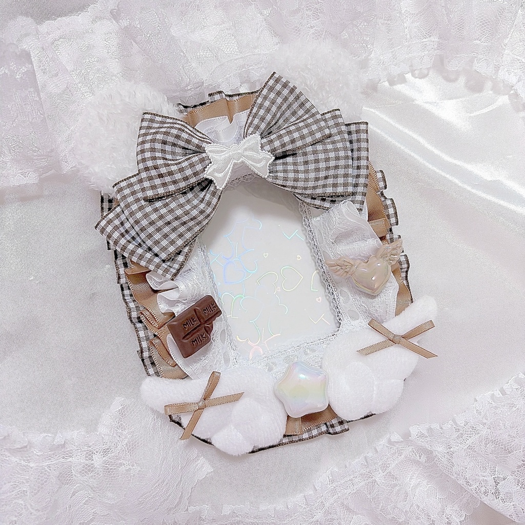 くまみみ🧸🤍チョコレートミルクトレカデコ🍫🍼