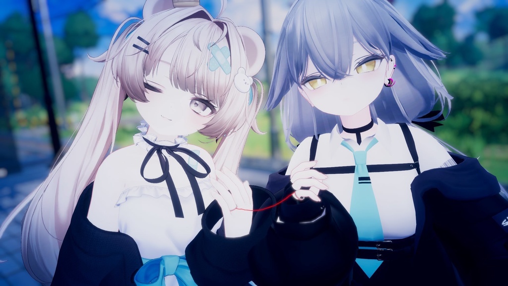 つながる! 運命の赤い糸リング【パートナーにプレゼント可能】