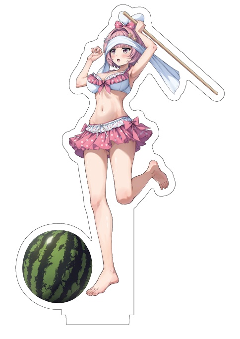 星花兎衣スイカ割りアクリルスタンド