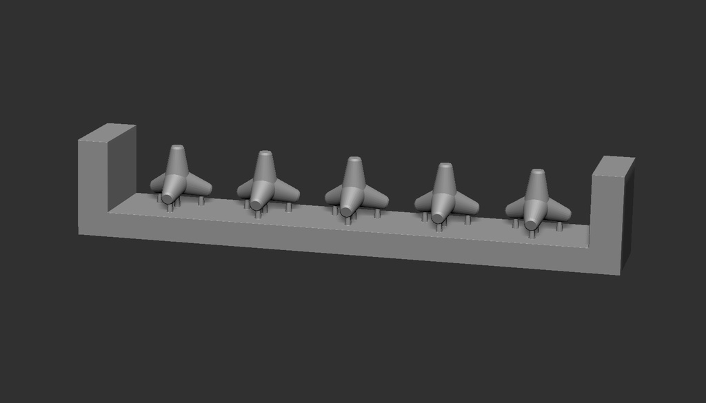 【受注生産】1/700 波消ブロック(16tタイプ) 1セット15個入 (3Dプリント製キット)※概要欄を最後まで必ずご覧ください