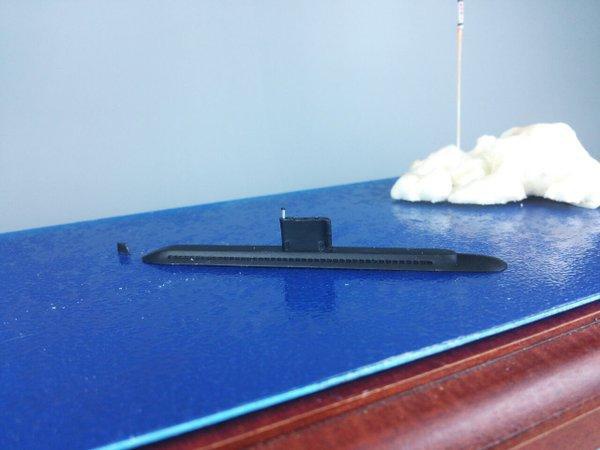 【1/700】 朝鮮人民海軍 シンポ級潜水艦(同スケール北極星一号付属) レジンキット