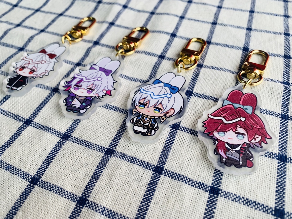 ウサミミせめよんアクリルキーホルダー