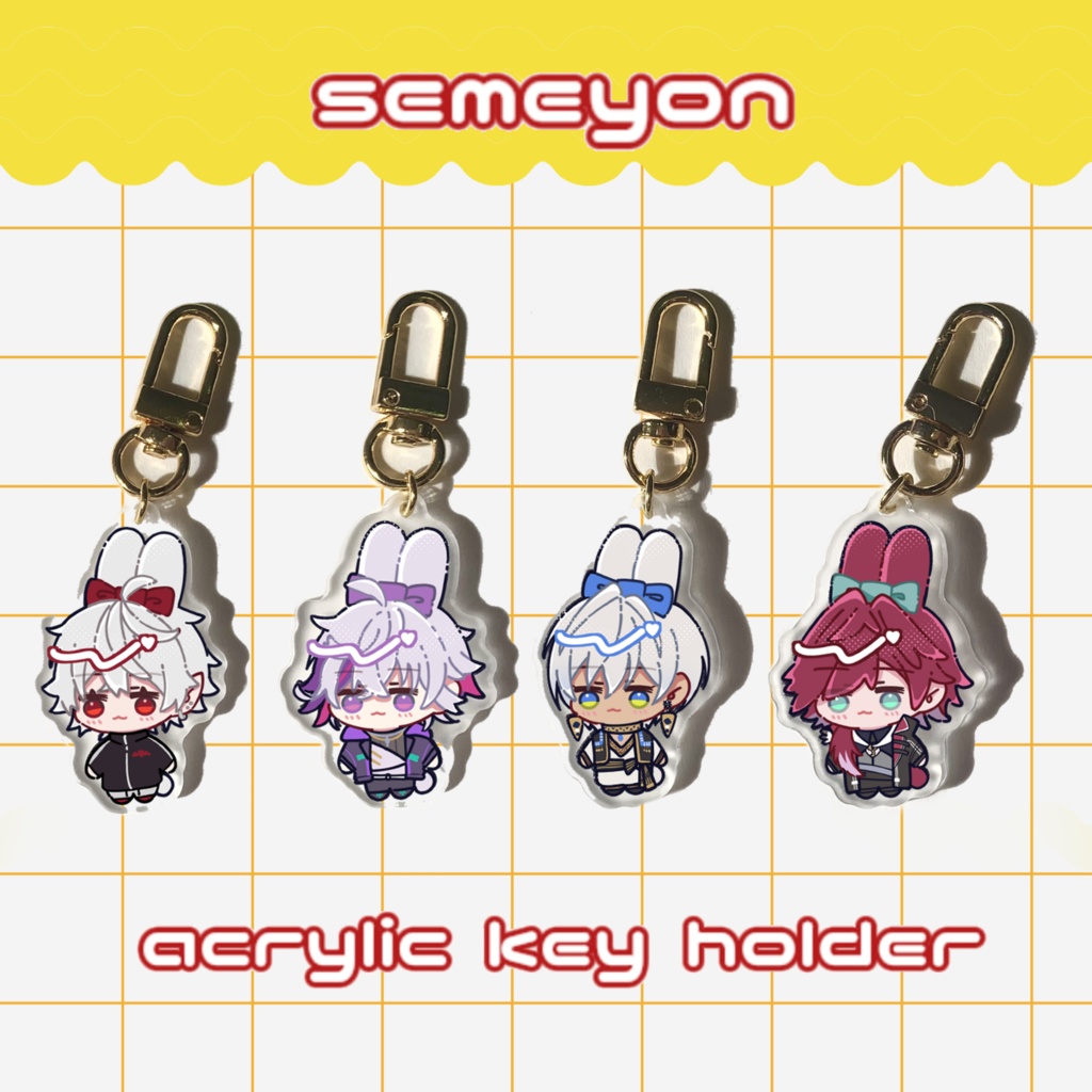 ウサミミせめよんアクリルキーホルダー