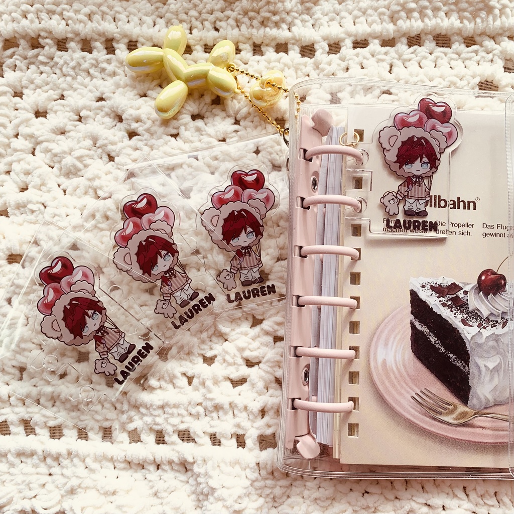 【非公式】せめよんアクリル製手帳ブックマーカー