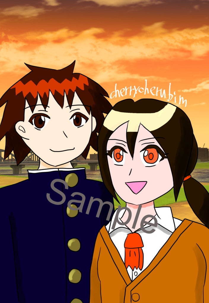 茜色に染まる瞳ポストカードセット