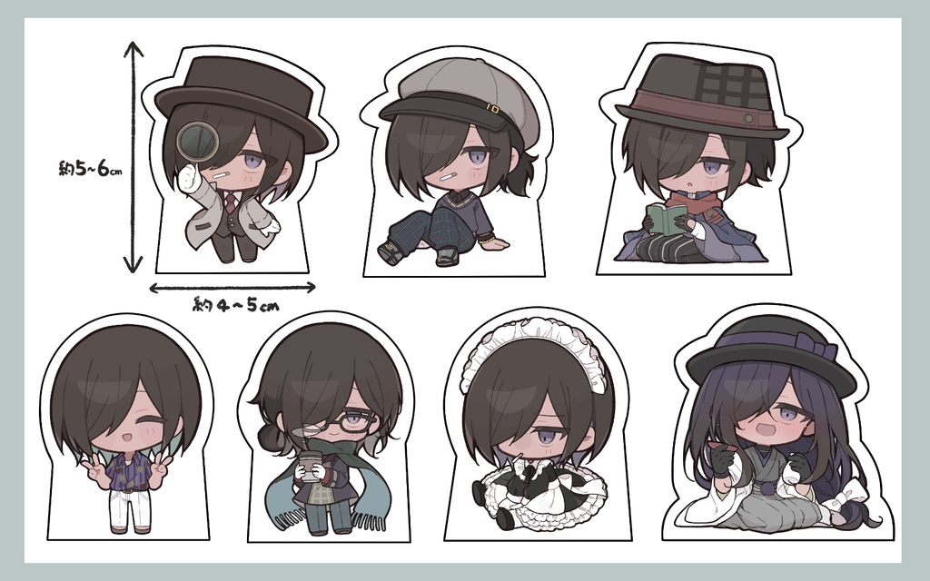 ちみホームズさん アクリルブロック