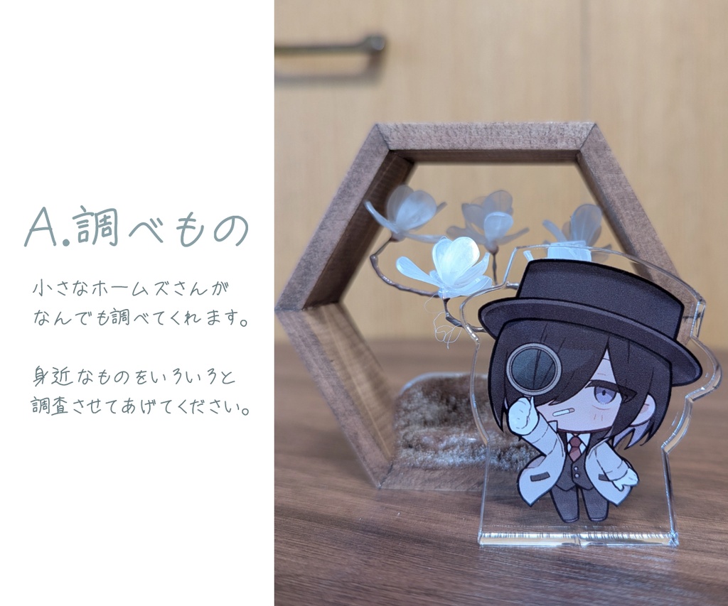 ちみホームズさん アクリルブロック