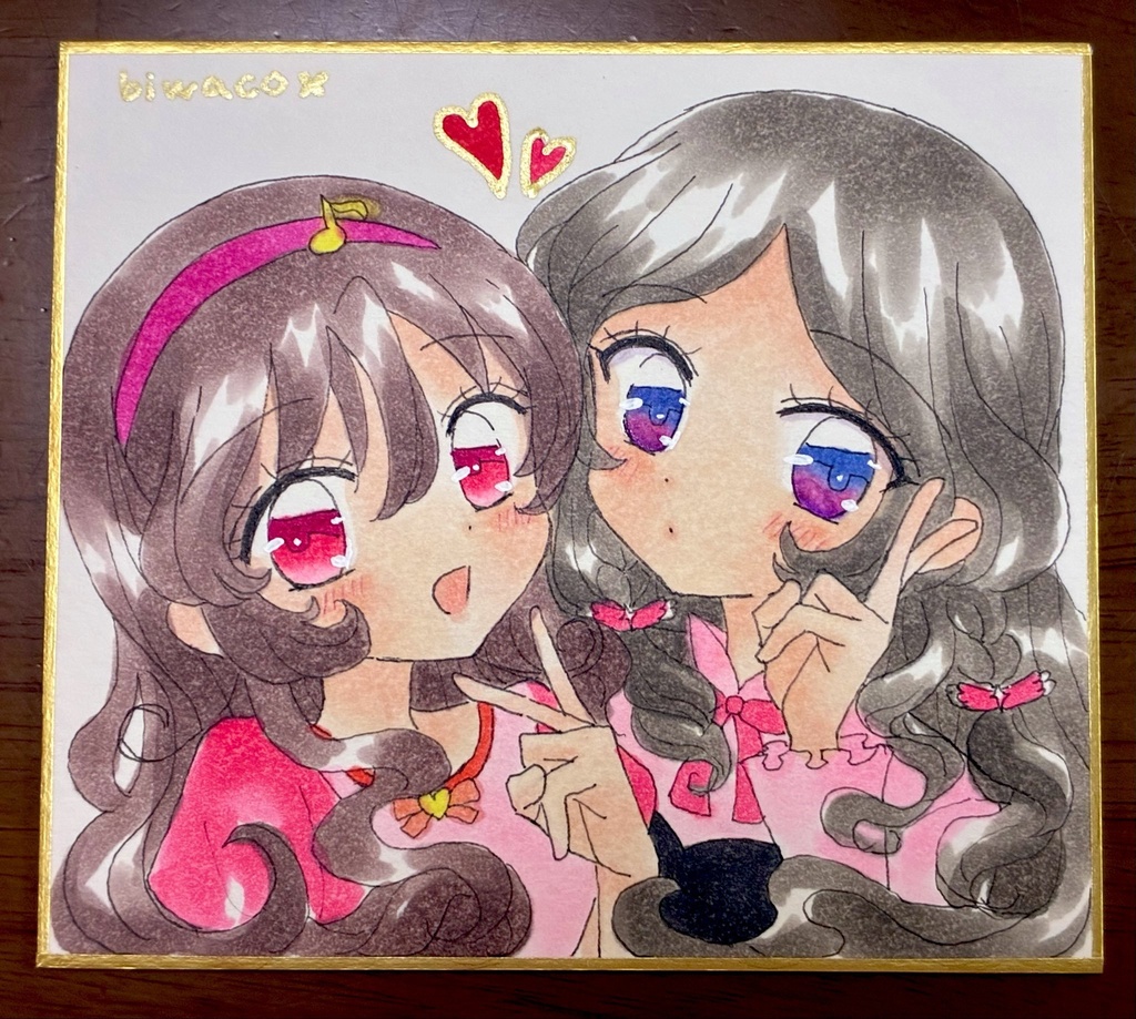 メロうた小色紙