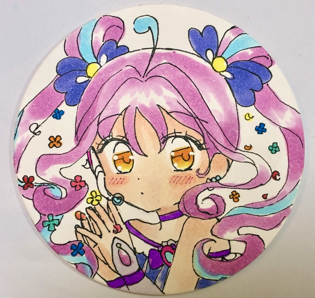 キュンキュンコースター色紙