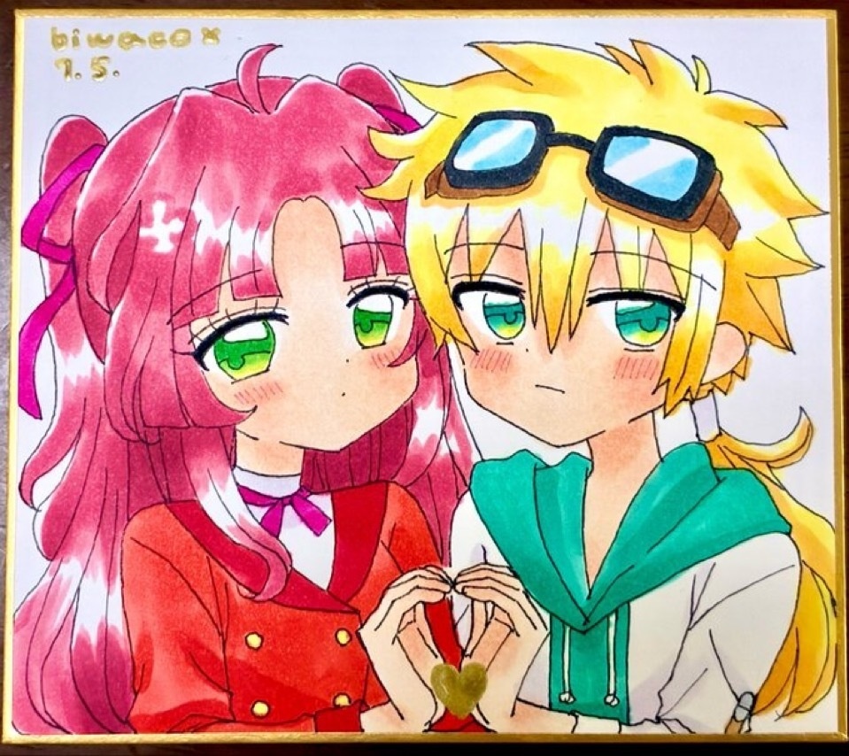 ジェみく小色紙