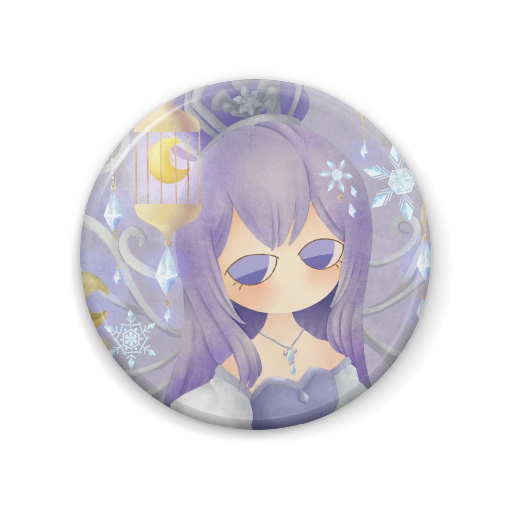 【がらす】缶バッジ(57mm)