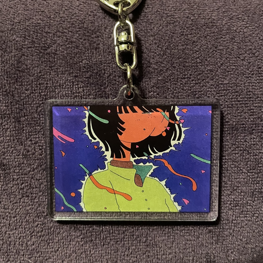 衝撃。アクリルキーホルダー