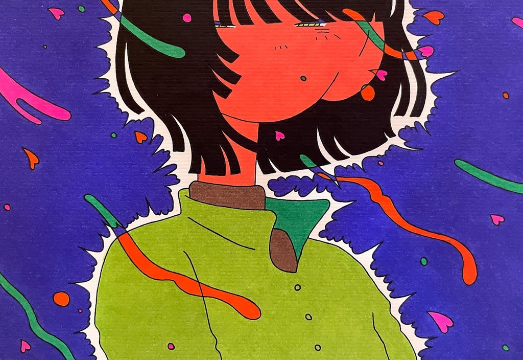 衝撃。原画