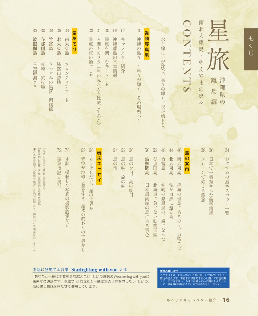 星旅 2024冬~沖縄の離島編~