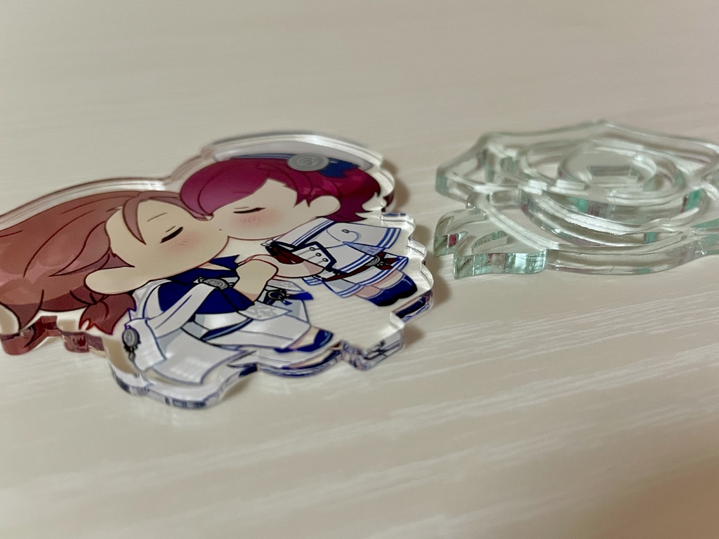 水辺でキスして