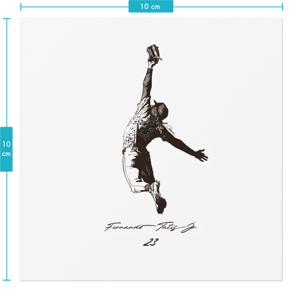 エアT クリアステッカー