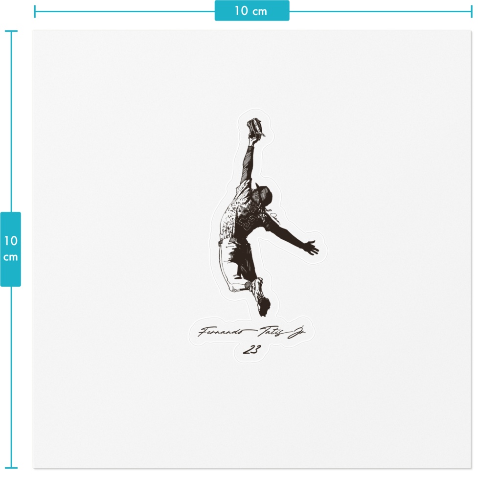 エアT クリアステッカー(S)