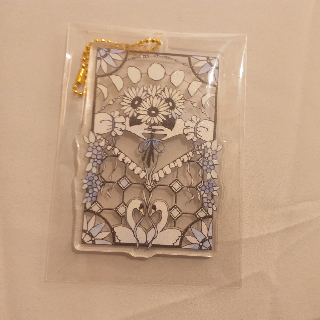 アクリルキーホルダー「月とお祈り」