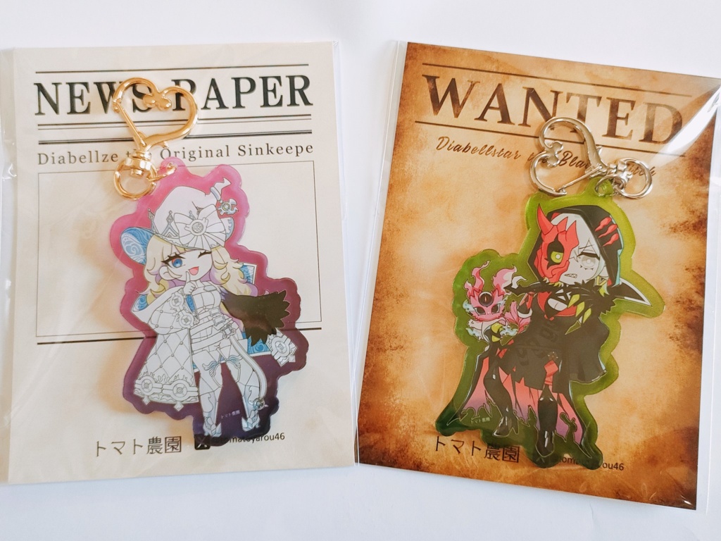 全面アクリルキーホルダー(ディアベルスター・ディアベルゼ)