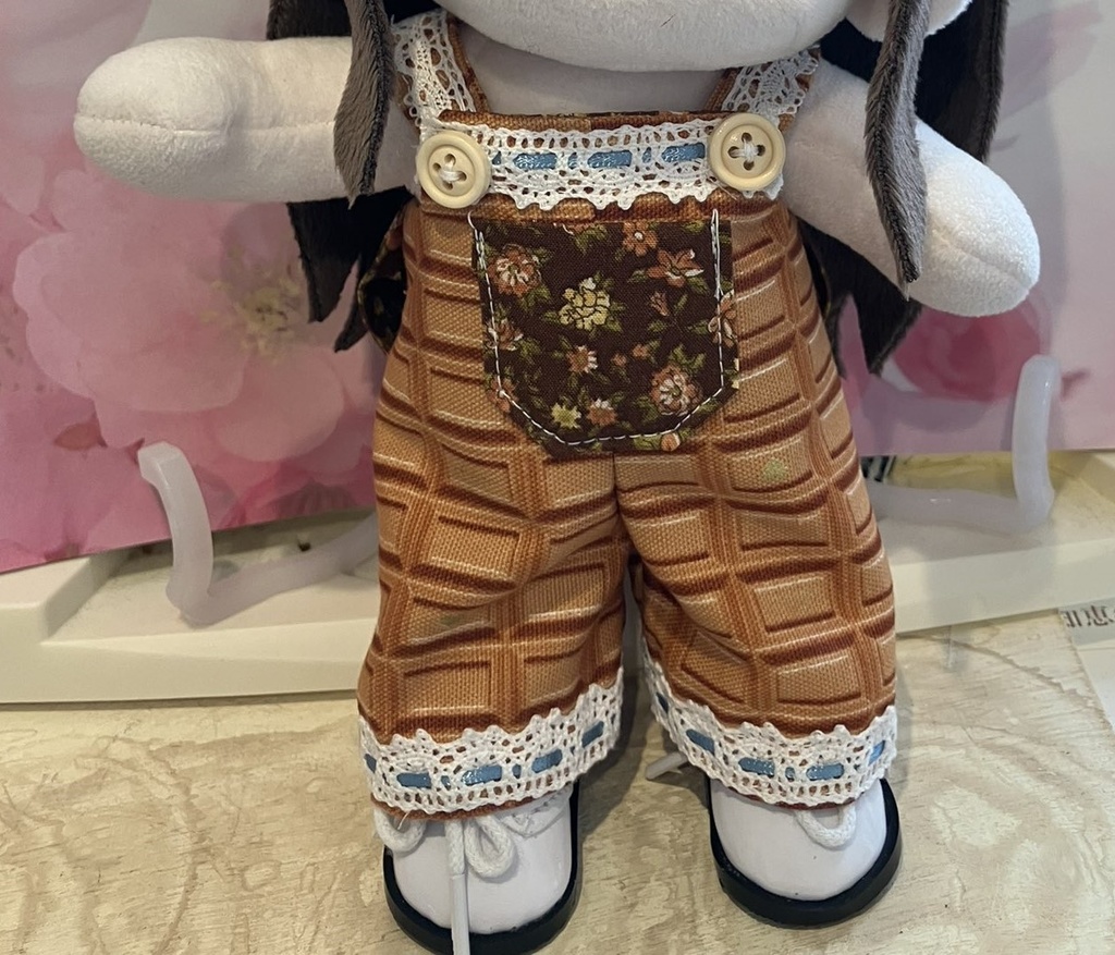 【型紙】20cm　サロペット