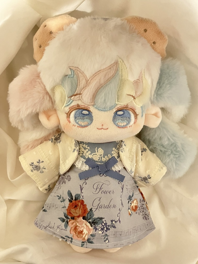 20cmぬいぐるみ服　ティーカップワンピース