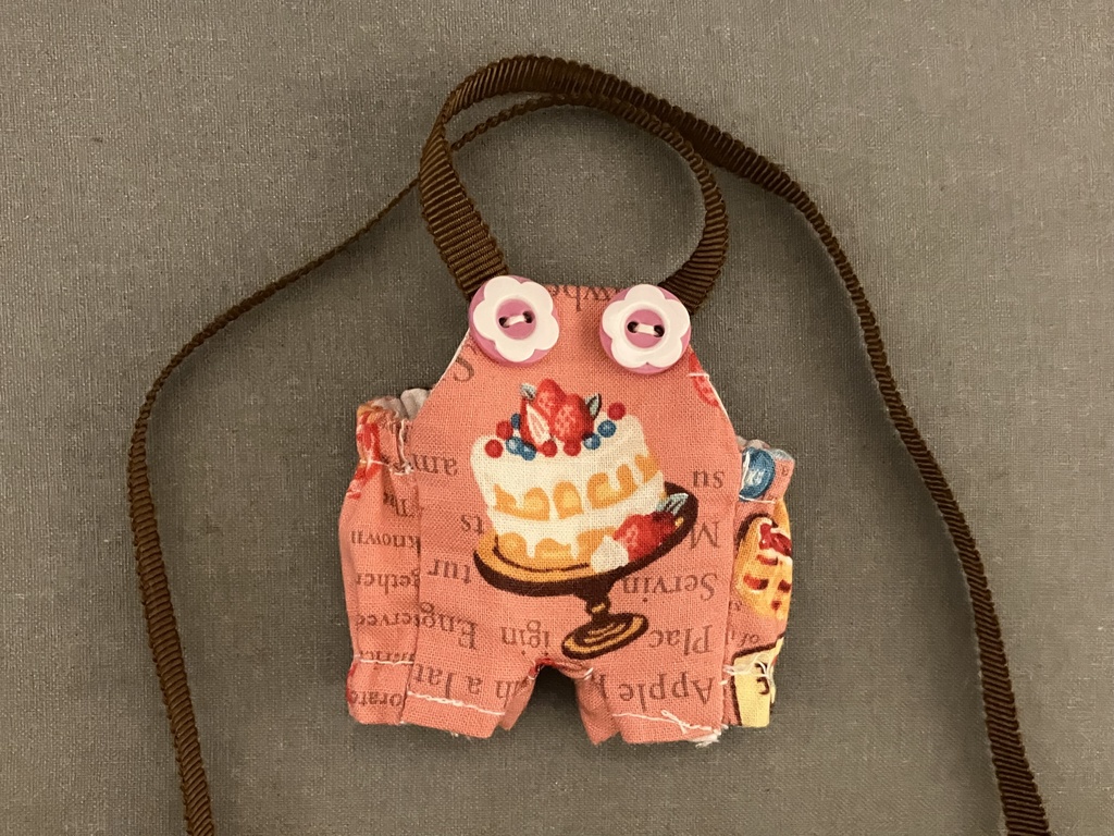 【型紙】新サロペット 10cmぬい用