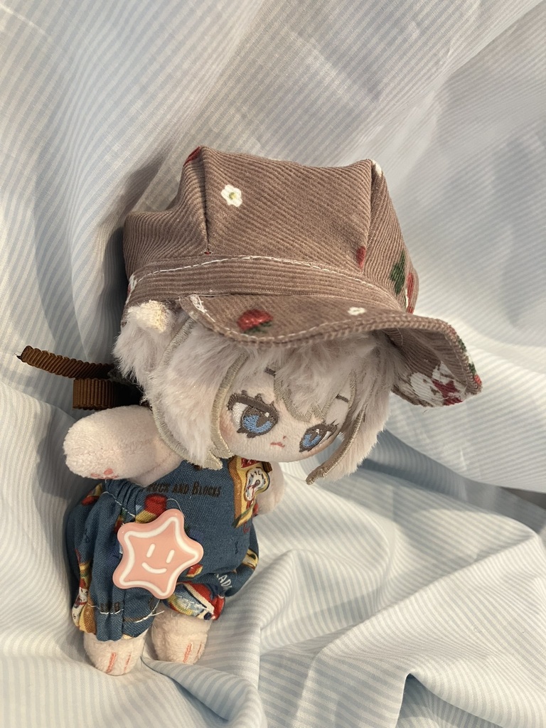 【型紙】ぬい用キャスケット 10cm・20cm