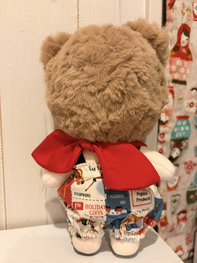 20cmぬい用 わんぱくサロペット