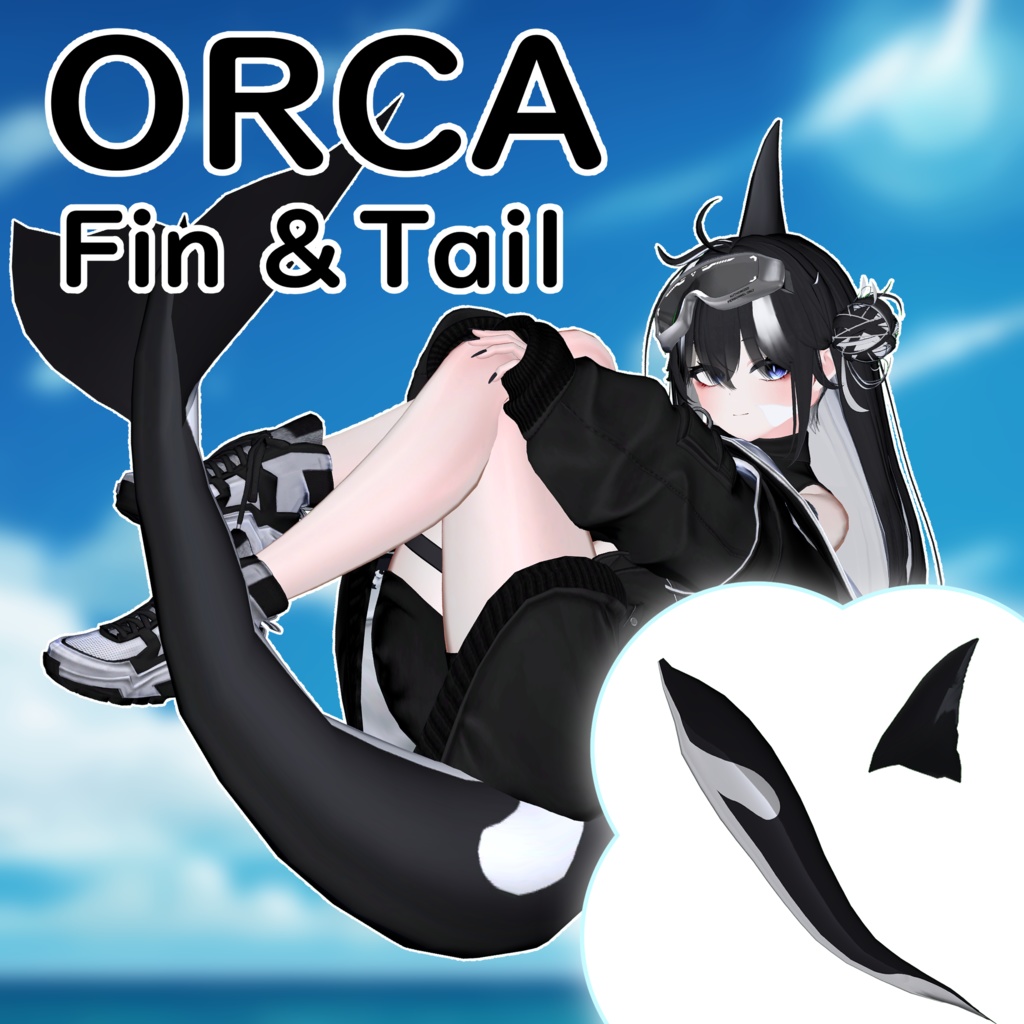 Orca Fin & Tail