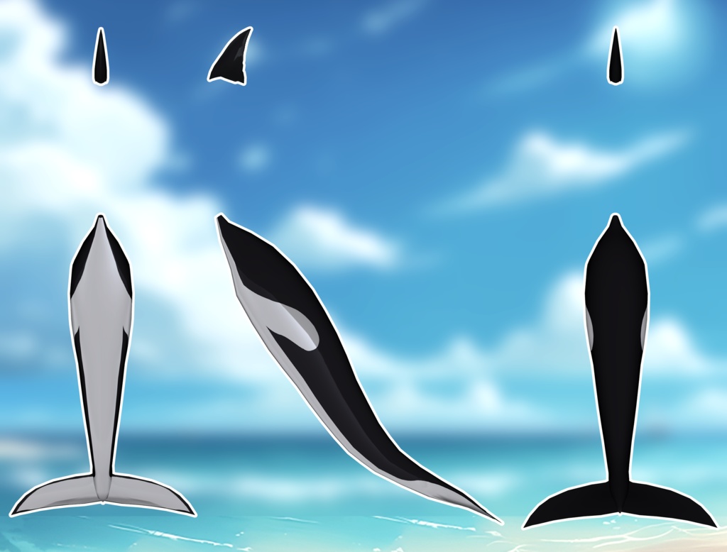 Orca Fin & Tail