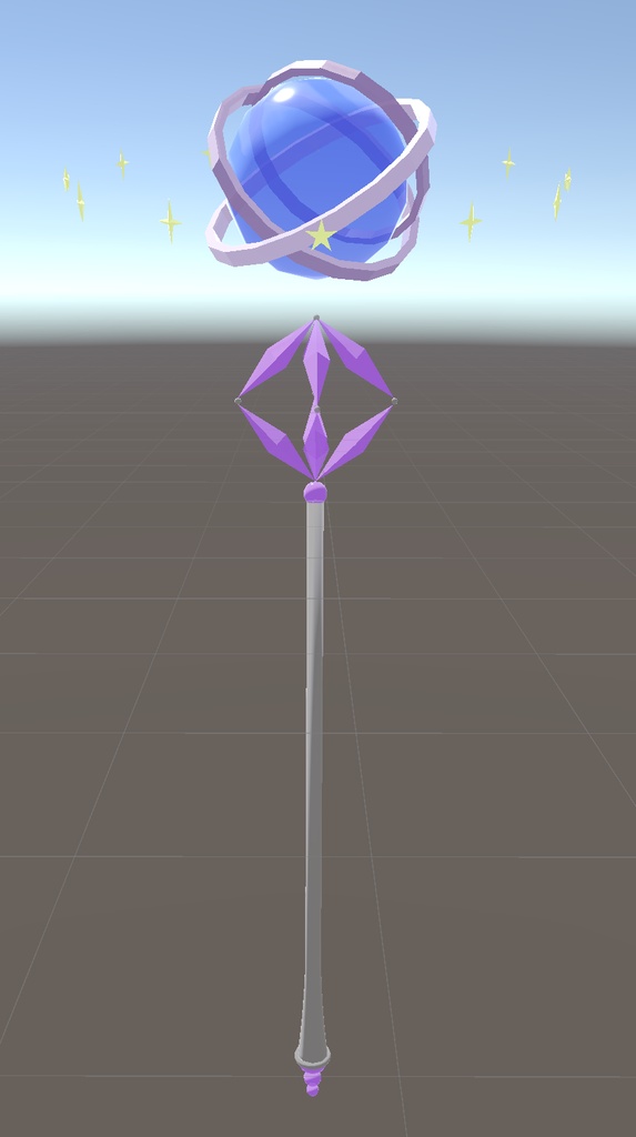 無料3Dモデル VRChat「earthWAND」