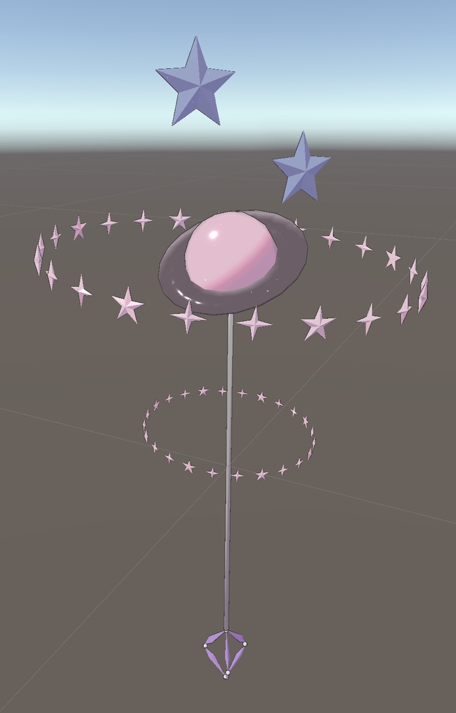 3Dモデル VRChat 「PlanetWAND」