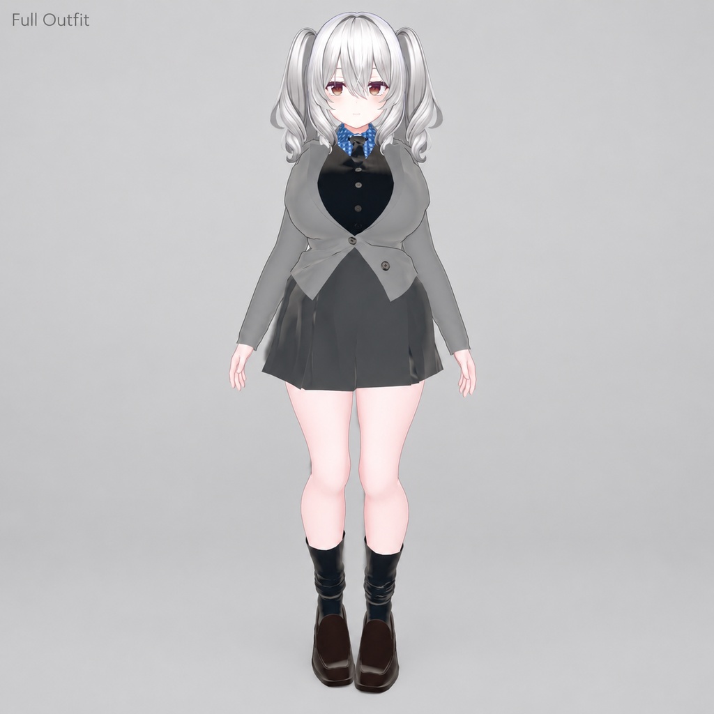 【ミルティナ対応衣装】School Uniform|VRChat 3D衣装