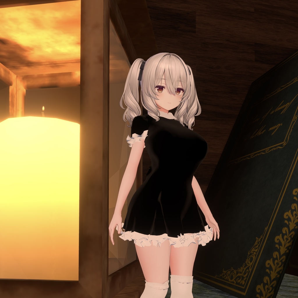 【ミルティナ対応衣装】FrillDress|VRChat 3D衣装