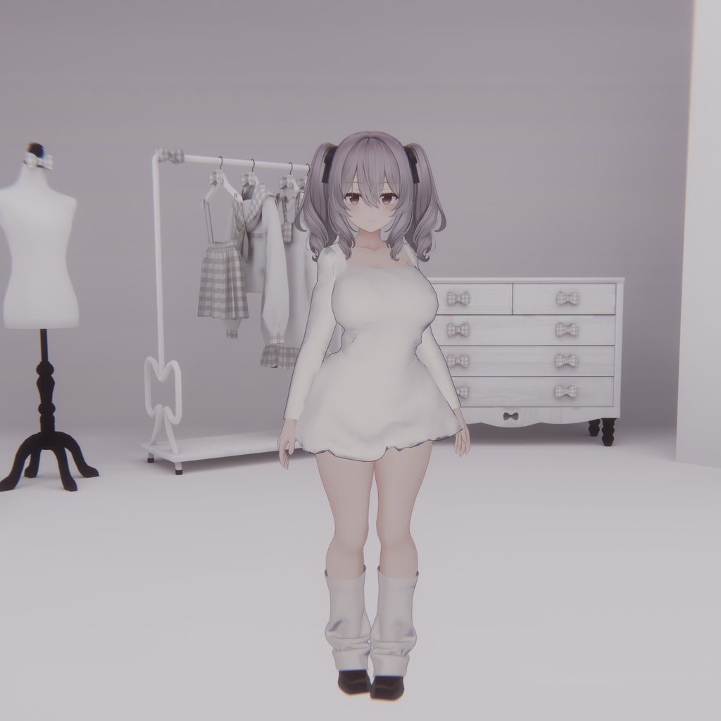 【ミルティナ対応衣装】BalloonDress|VRChat 3D衣装