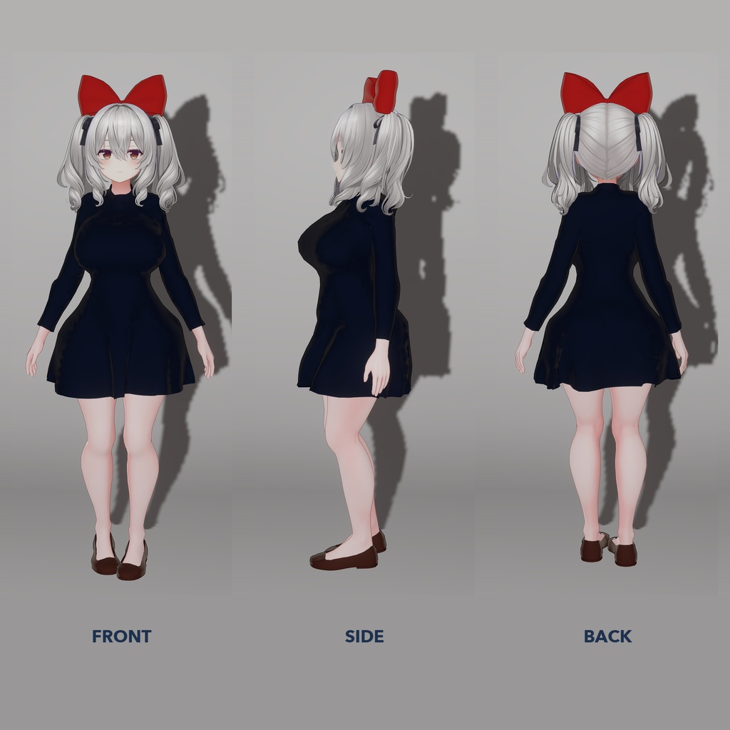 【ミルティナ・Lapwing対応衣装】 kiki|VRChat 3D衣装